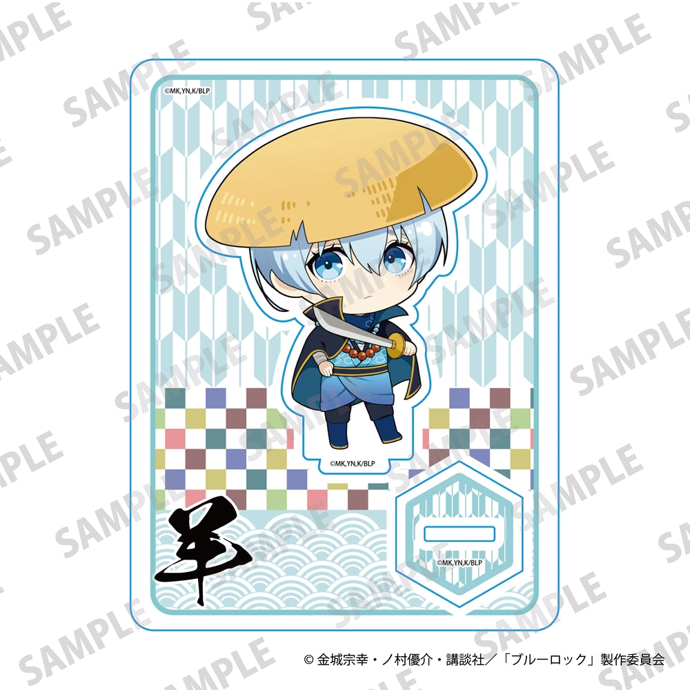 (Goods - Stand Pop) TV Anime Blue Lock Mini-Character Acrylic Stands Wanderers Ver. Yo Hiori