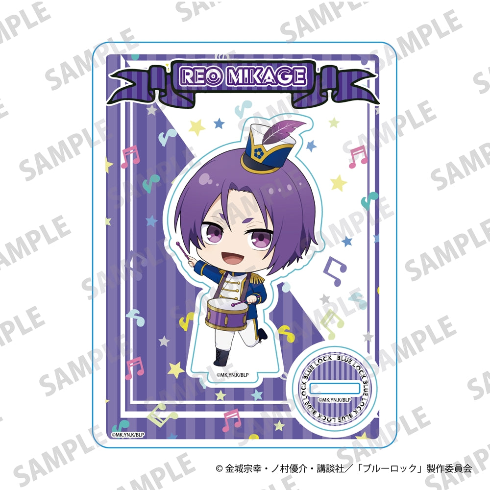 (Goods - Stand Pop) TV Anime Blue Lock Mini-Character Acrylic Stands Marching Band Ver. Reo Mikage