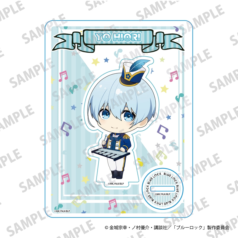 (Goods - Stand Pop) TV Anime Blue Lock Mini-Character Acrylic Stands Marching Band Ver. Yo Hiori