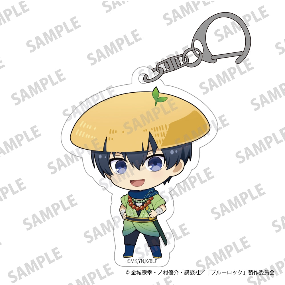 (Goods - Key Chain) TV Anime Blue Lock Mini-Character Acrylic Keychains Wanderers Ver. Yoichi Isagi