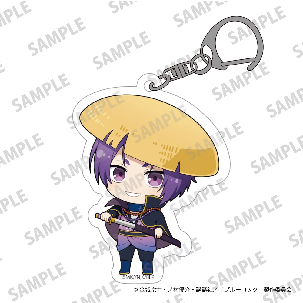 (Goods - Key Chain) TV Anime Blue Lock Mini-Character Acrylic Keychains Wanderers Ver. Reo Mikage