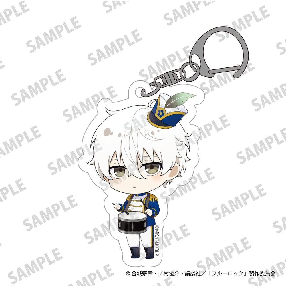 (Goods - Key Chain) TV Anime Blue Lock Mini-Character Acrylic Keychains Marching Band Ver. Seishiro Nagi