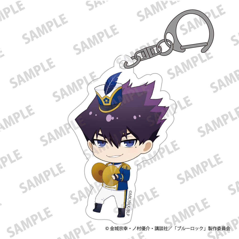 (Goods - Key Chain) TV Anime Blue Lock Mini-Character Acrylic Keychains Marching Band Ver. Tabito Karasu