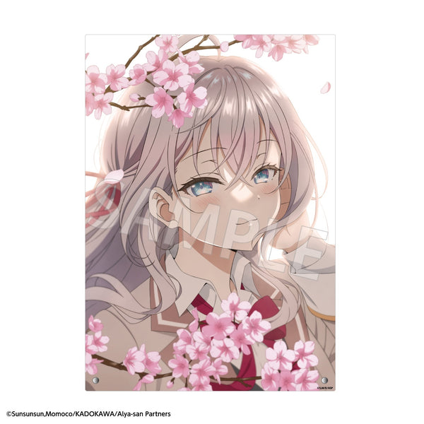 (Goods - Ornament) Alya Sometimes Hides Her Feelings in Russian Acrylic Panel - Cherry Blossom Viewing