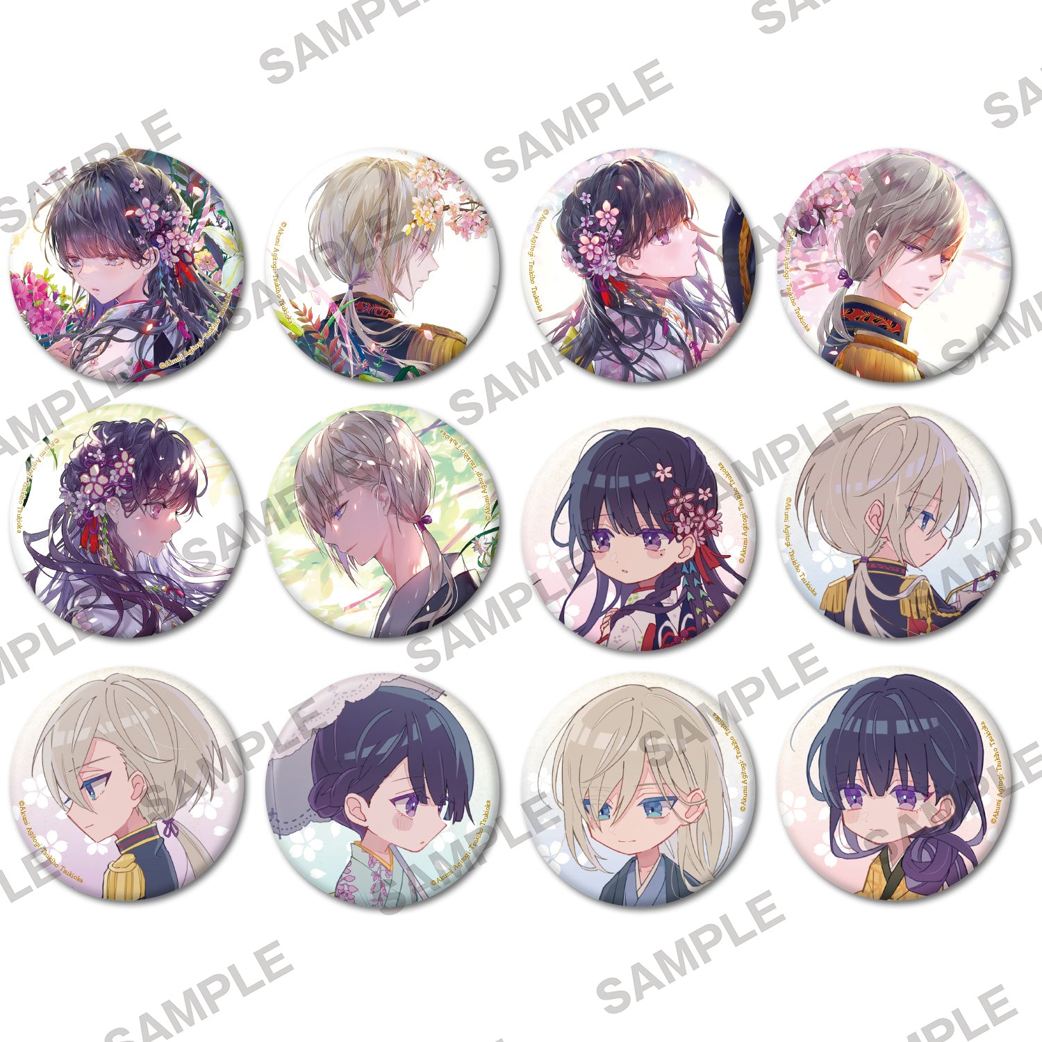 [※Blind](Goods - Badge)  My Happy Marriage Happy Trading Tin Badges (Re-release)