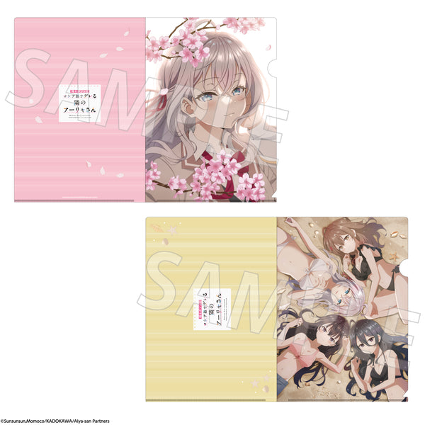 (Goods - Clear File) Alya Sometimes Hides Her Feelings in Russian Clear File Set - Cherry Blossom Viewing & Swimsuit