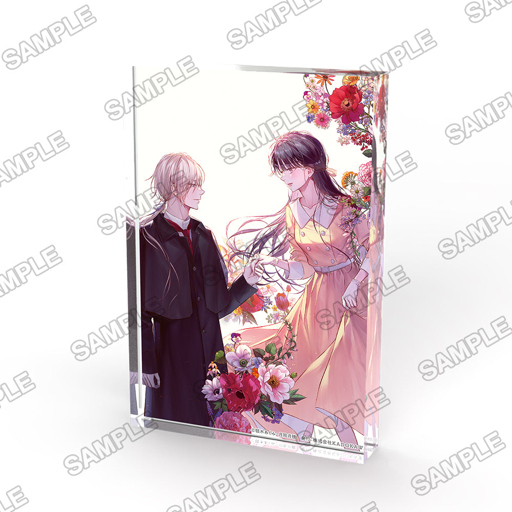 (Goods - Ornament) My Happy Marriage Fujimi L Bunko 10th Anniversary Acrylic Block Volume 8