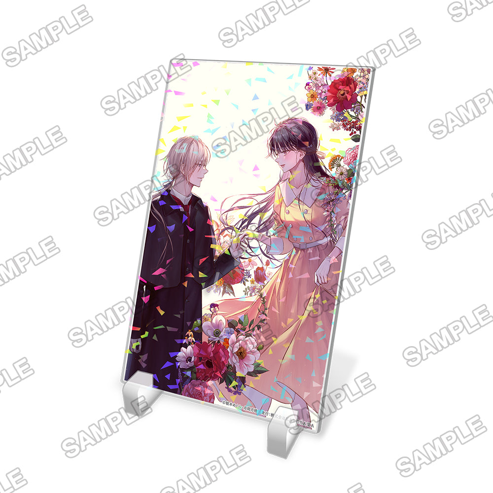 (Goods - Ornament) My Happy Marriage Fujimi L Bunko 10th Anniversary Holographic Acrylic Plate Volume 8