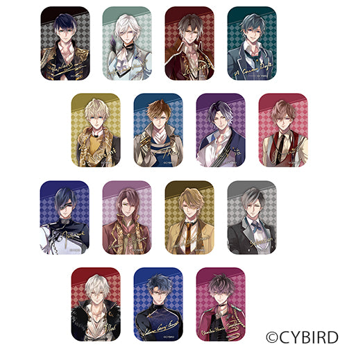 [※Blind Box](Goods) Trading Stand Square Button Badge (Ikemen Vampire) Animate International