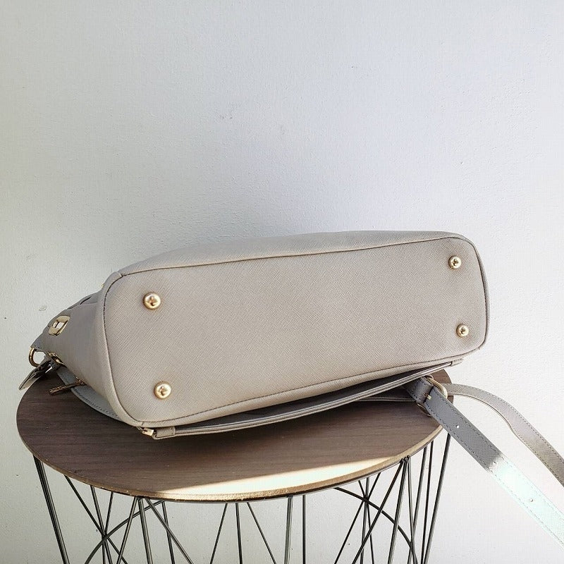 (Goods - Itabag) Non-Character Original Clear Reversible Shoulder Bag Ivory [REA RARE]