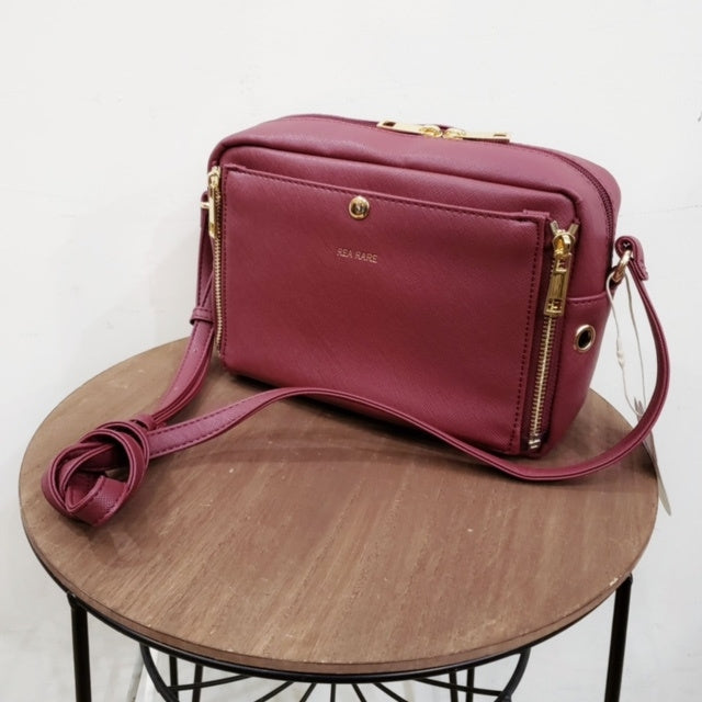 (Goods - Itabag) Non-Character Original Clear Reversible Mini Mini Shoulder Bag Bordeaux [REA RARE]