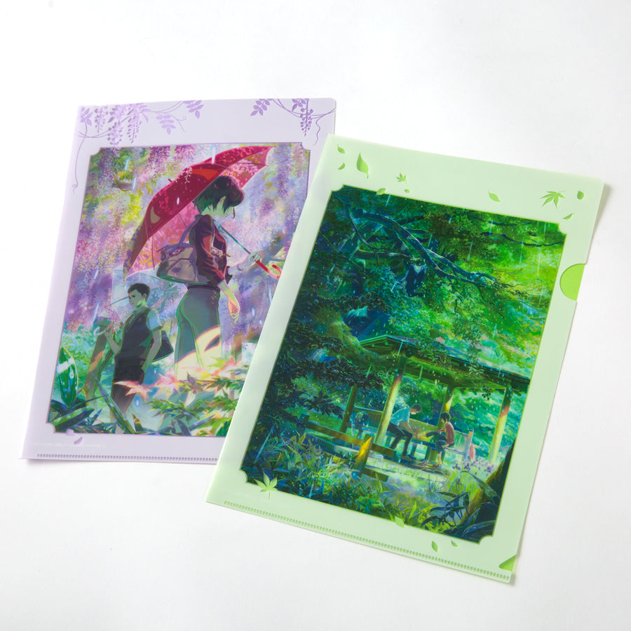 (Goods - Stationery) The Garden of Words Clear File Set of 2