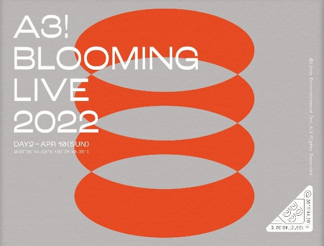 animate】(Blu-ray) A3! BLOOMING LIVE 2022 DAY2【official】|