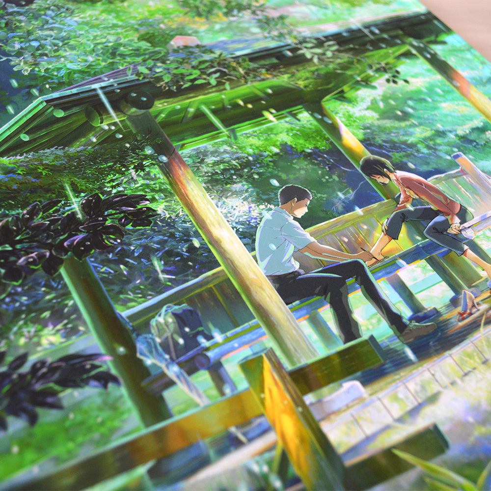 (Goods - High Resolution Print) The Garden of Words ”Arbor" Chara Fine Character Acrylic Art Collection