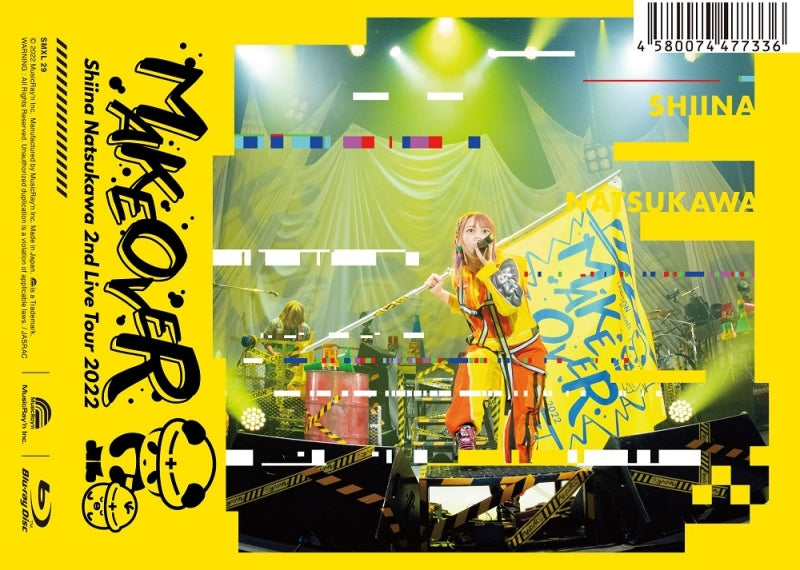 (Blu-ray) Shiina Natsukawa 2nd Live Tour 2022 MAKEOVER [Regular Edition]