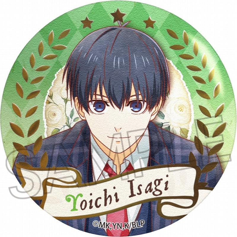 (Goods - Badge) Blue Lock Vintage Series - Throne - Foil Embossed Washi Paper Button Badge Yoichi Isagi