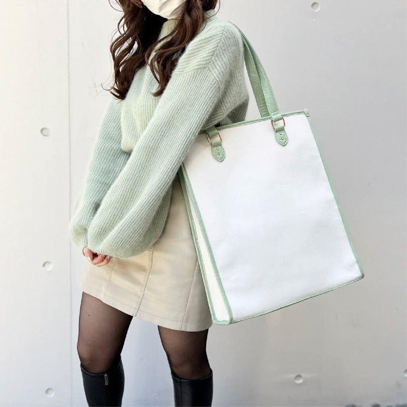 (Goods - Bag) Oshikatsu Sansen Tote Bag Green [OSHI LAB]