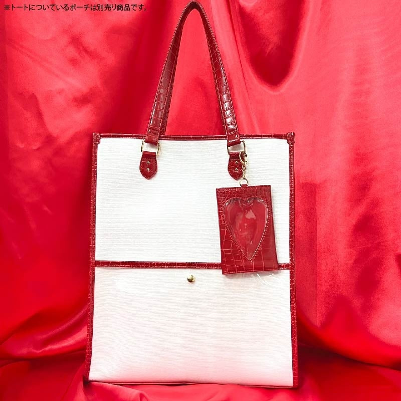 (Goods - Bag) Oshikatsu Sansen Tote Bag Red [OSHI LAB]