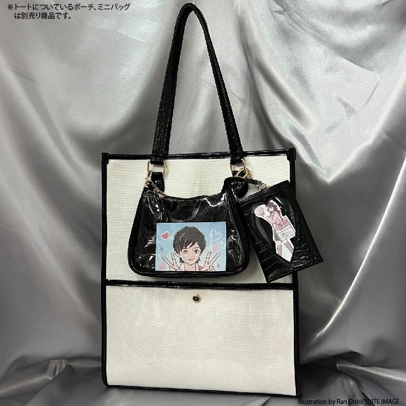 (Goods - Bag) Oshikatsu Sansen Tote Bag Black [OSHI LAB]