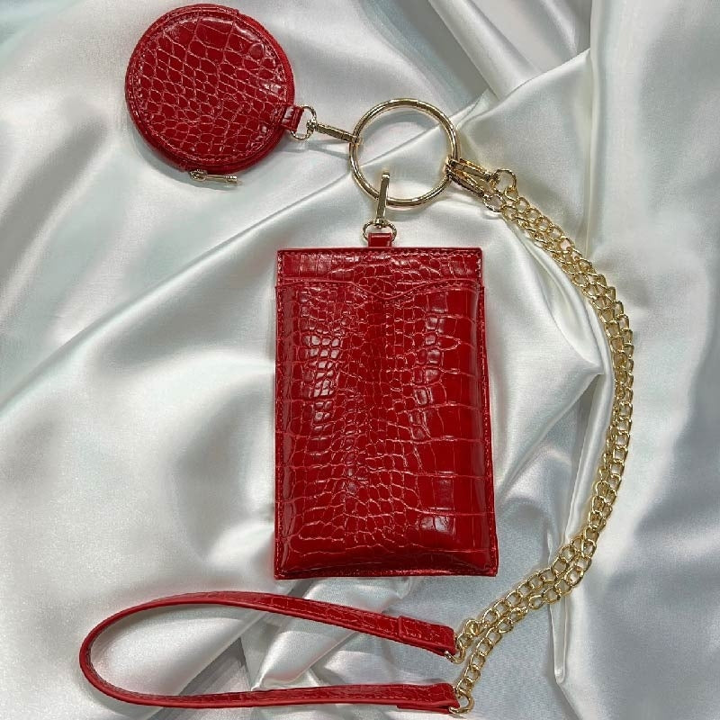 (Goods - Bag) Oshikatsu Sansen Multi Chain Bag Red [OSHI LAB]