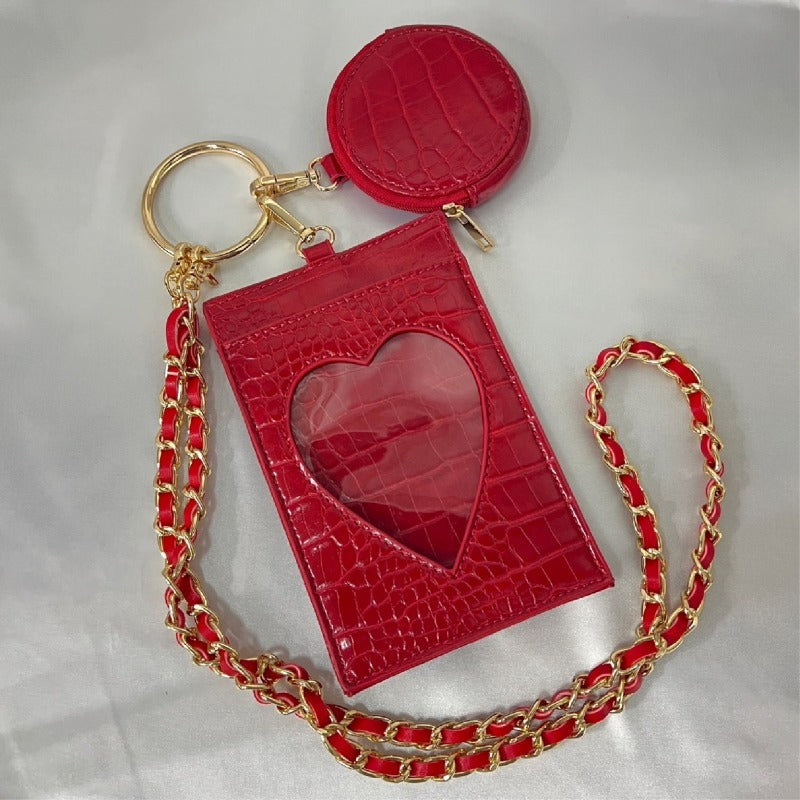 (Goods - Bag) Oshikatsu Sansen Multi Chain Bag Red [OSHI LAB]