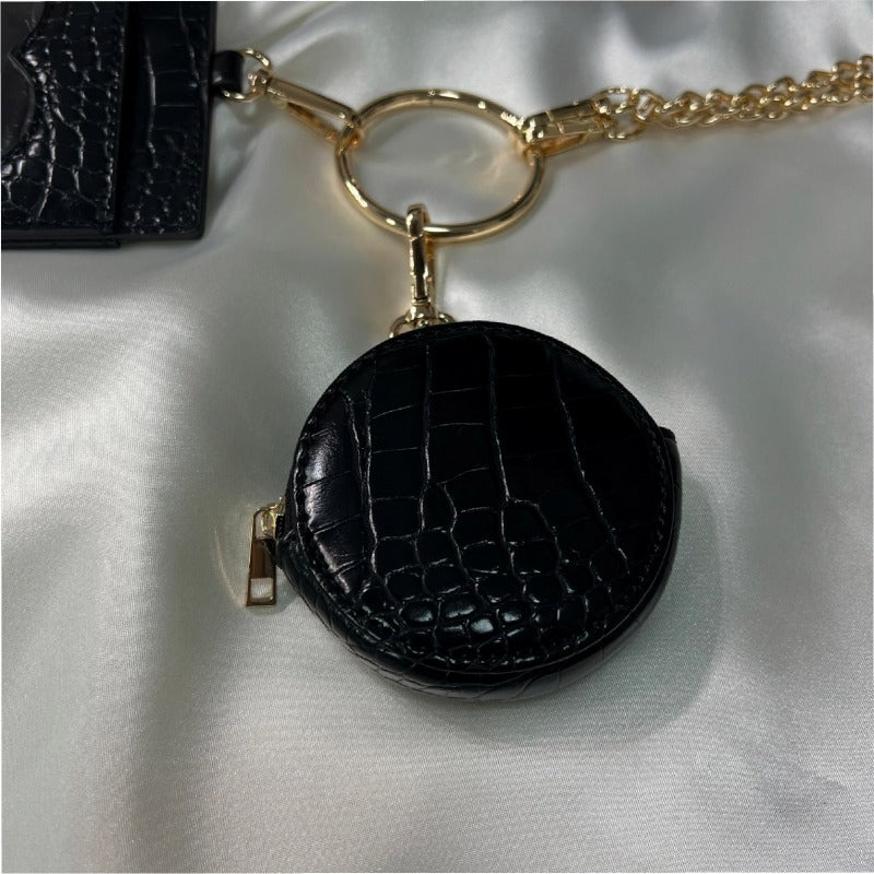 (Goods - Bag) Oshikatsu Sansen Multi Chain Bag Black [OSHI LAB]