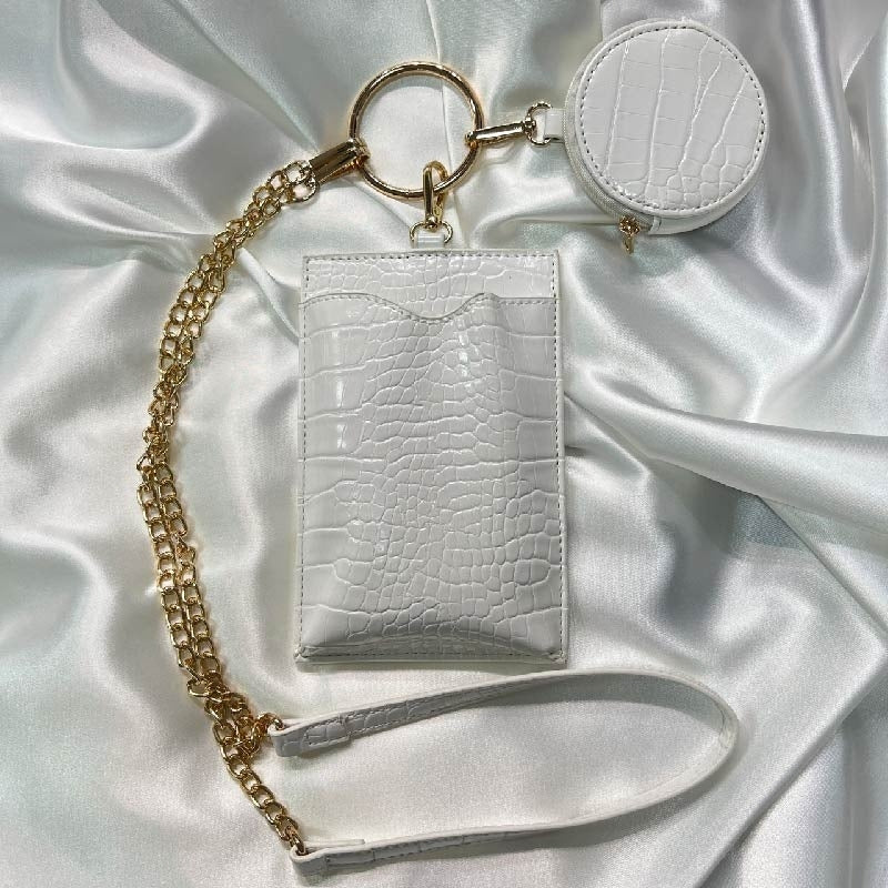 (Goods - Bag) Oshikatsu Sansen Multi Chain Bag White [OSHI LAB]