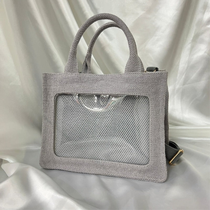 (Goods - Bag) Oshikatsu Sansen Mini Tote Grey [OSHI LAB]