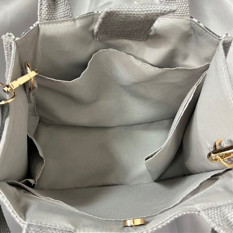 (Goods - Bag) Oshikatsu Sansen Mini Tote Grey [OSHI LAB]