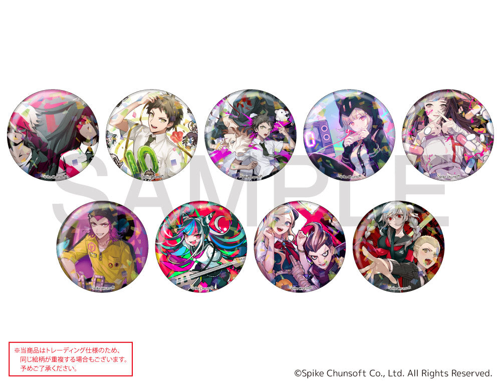 [※Blind](Goods - Badge) Danganronpa 2: Goodbye Despair x mixx garden Trading Holographic Button Badge