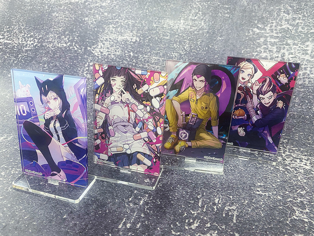 |||(1BOX=9)(Goods - Stand Pop) Danganronpa 2: Goodbye Despair x mixx garden Acrylic Stand COMPLETE BOX