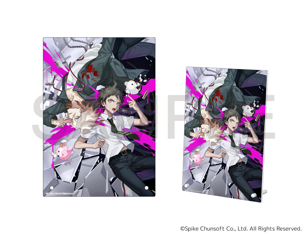 (Goods - Board) Danganronpa 2: Goodbye Despair x mixx garden Acrylic Art Panel (Inutsuki Kemuri/Hajime Hinata & Nagito Komaeda)