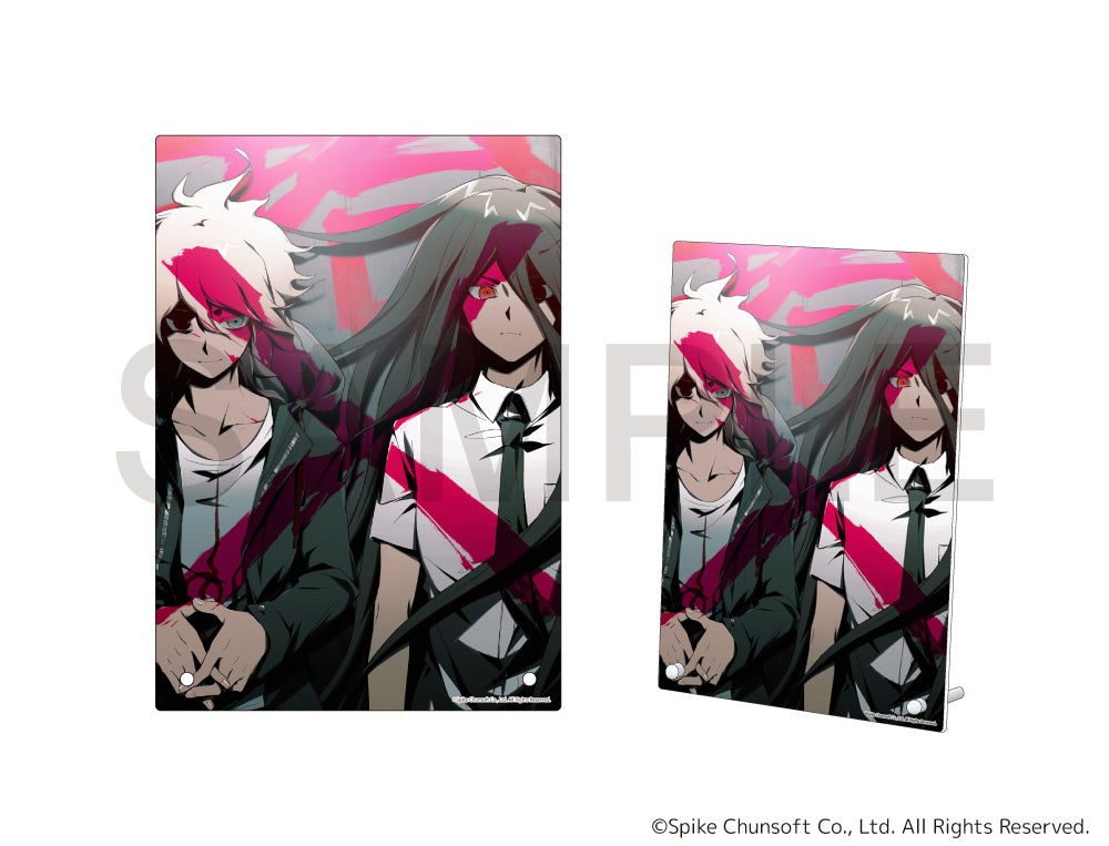 (Goods - Board) Danganronpa 2: Goodbye Despair x mixx garden Acrylic Art Panel (sidu/Nagito Komaeda & Izuru Kamukura)