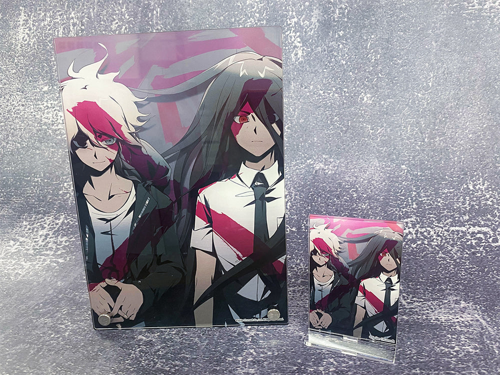 (Goods - Board) Danganronpa 2: Goodbye Despair x mixx garden Acrylic Art Panel (sidu/Nagito Komaeda & Izuru Kamukura)