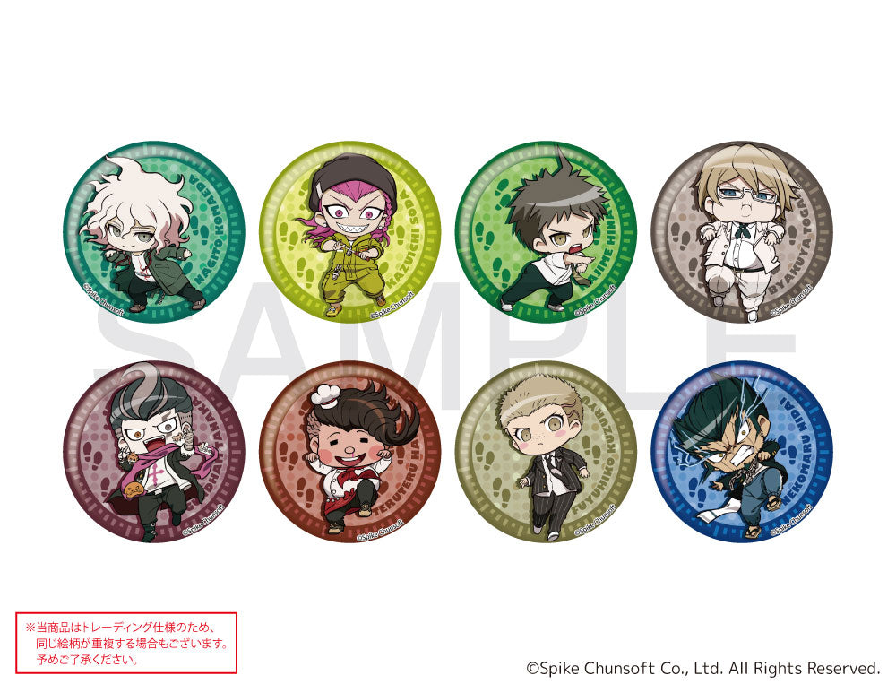 [※Blind](Goods - Badge) Danganronpa 2: Goodbye Despair Chibitto Step Trading Button Badge A