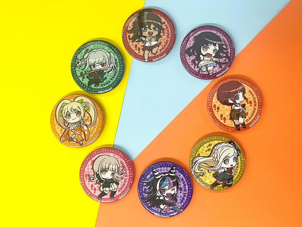 [※Blind](Goods - Badge) Danganronpa 2: Goodbye Despair Chibitto Step Trading Button Badge B