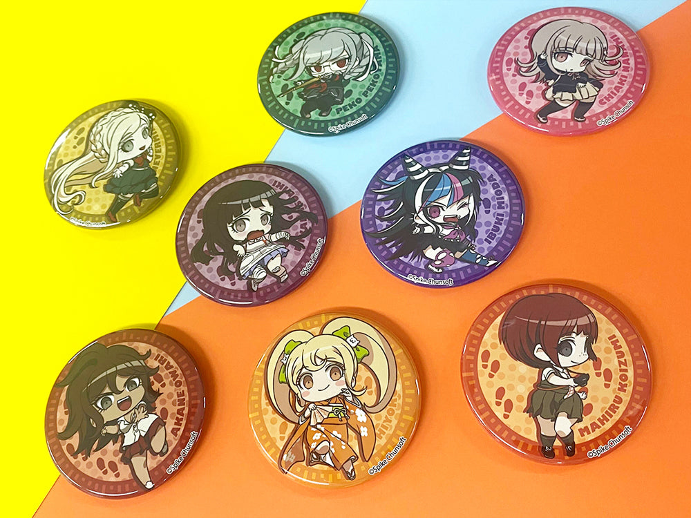 |||(1BOX=8)(Goods - Badge) Danganronpa 2: Goodbye Despair Chibitto Step Button Badge B BOX