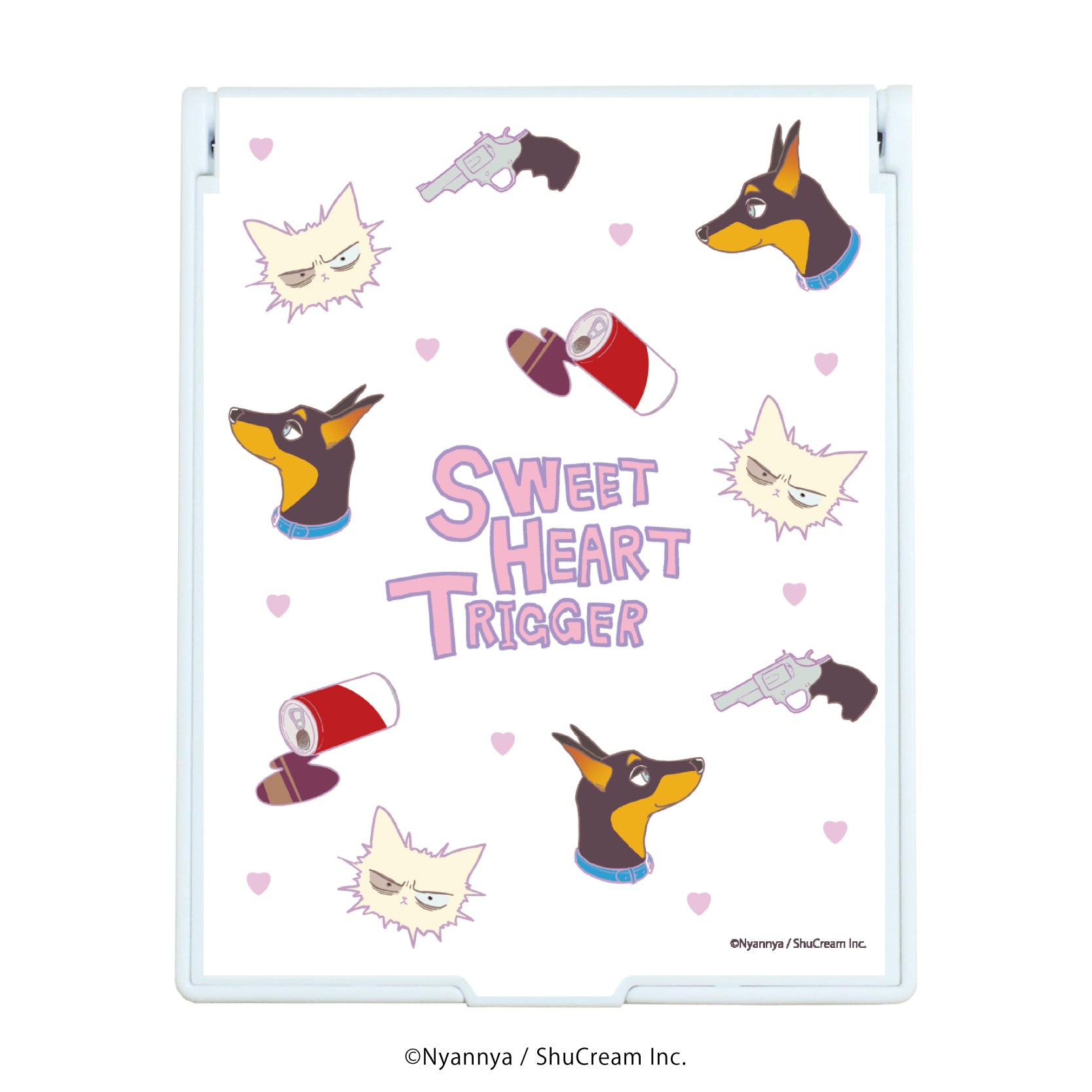 (Goods - Mirror) Jumbo Character Mirror SWEET HEART TRIGGER 01 / Pattern (Official Art)