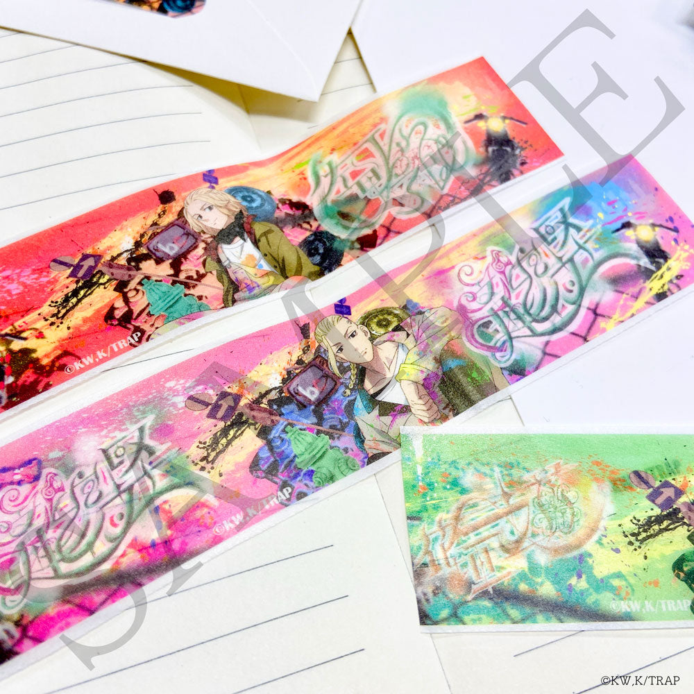 [1BOX=8※Blind](Goods - Masking Tape) Tokyo Revengers x Bunbougu Cafe Street Art Motif Masking Tape