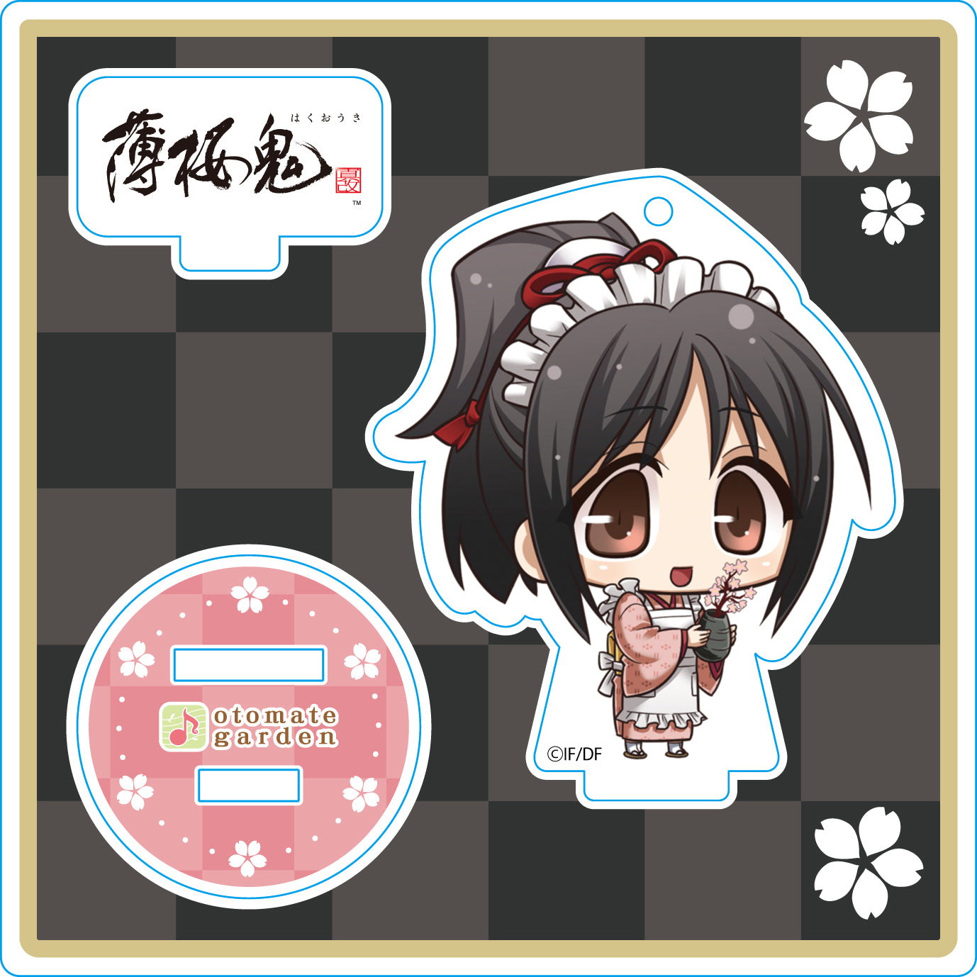 (Goods - Stand Pop) Otomate Garden Chibi Character Acrylic Stand 2017_85 Hakuoki Shinkai Yukimura Chizuru Animate International