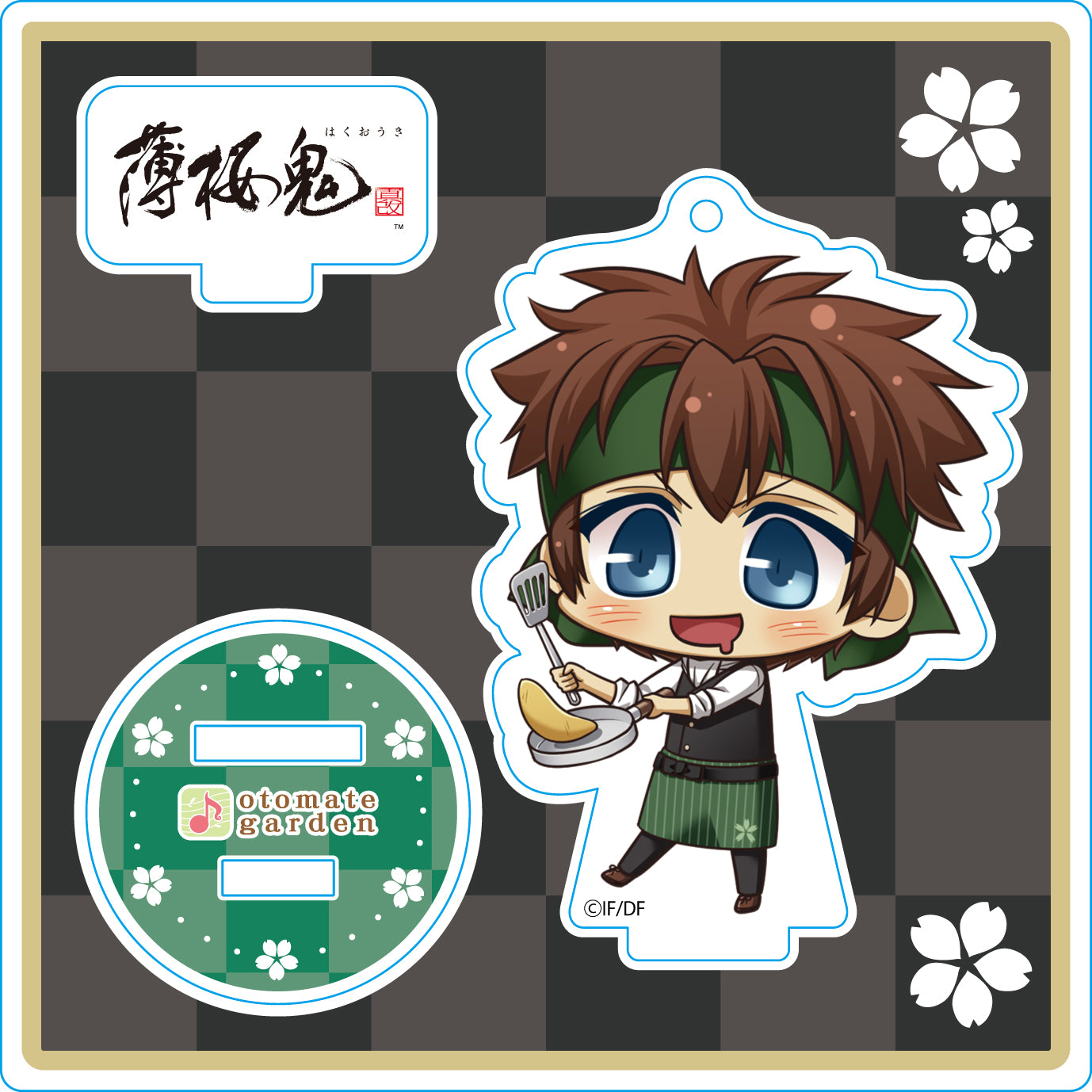 (Goods - Stand Pop) Otomate Garden Chibi Character Acrylic Stand 2017_92 Hakuoki Shinkai Nagakura Shinpachi Animate International