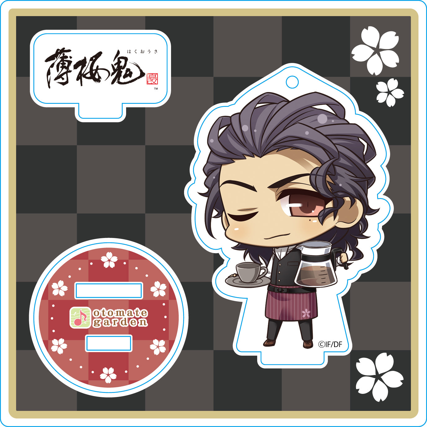 (Goods - Stand Pop) Otomate Garden Chibi Character Acrylic Stand 2017_97 Hakuoki Shinkai Sakamoto Ryoma Animate International