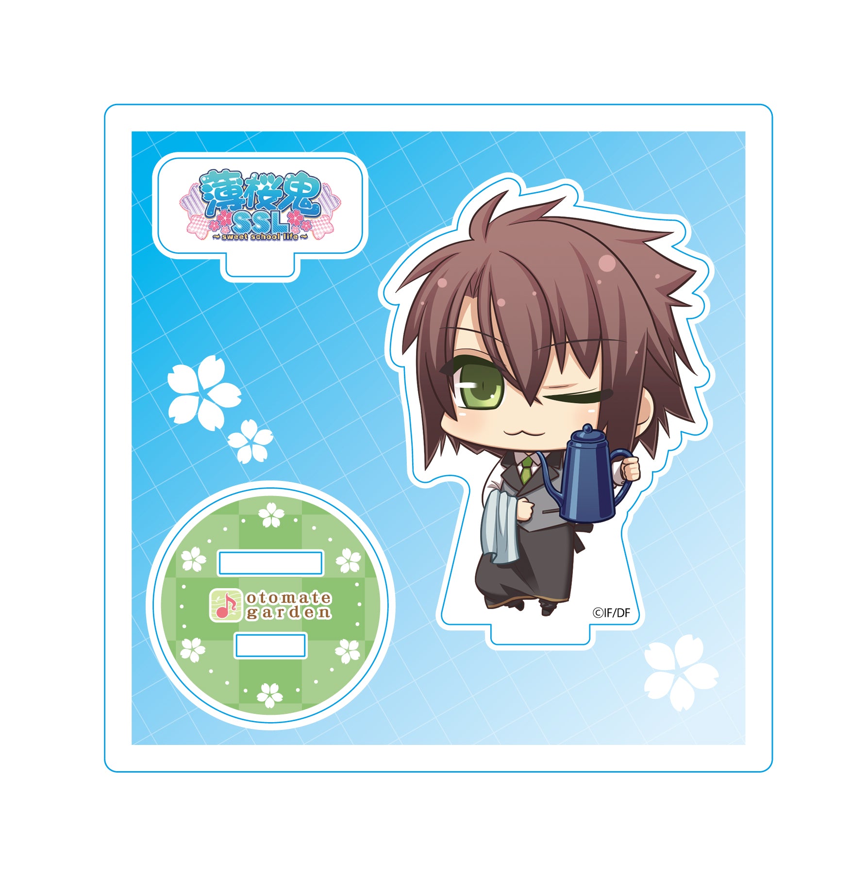 (Goods - Stand Pop) Otomate Garden Chibi Character Acrylic Stand _2019_131 Hakuoki SSL Okita Souji Animate International