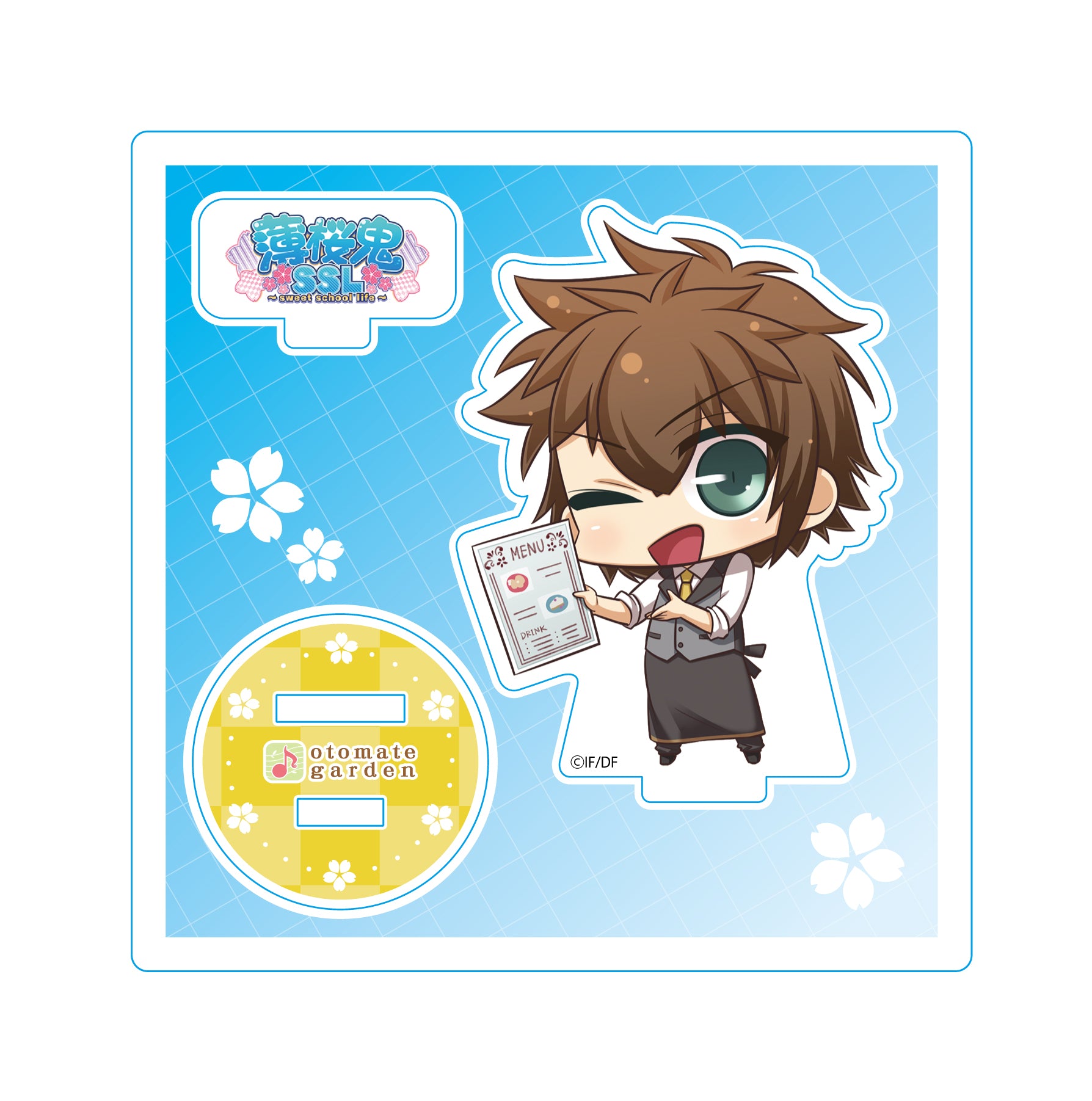 (Goods - Stand Pop) Otomate Garden Chibi Character Acrylic Stand _2019_133 Hakuoki SSL Toudou Heisuke Animate International