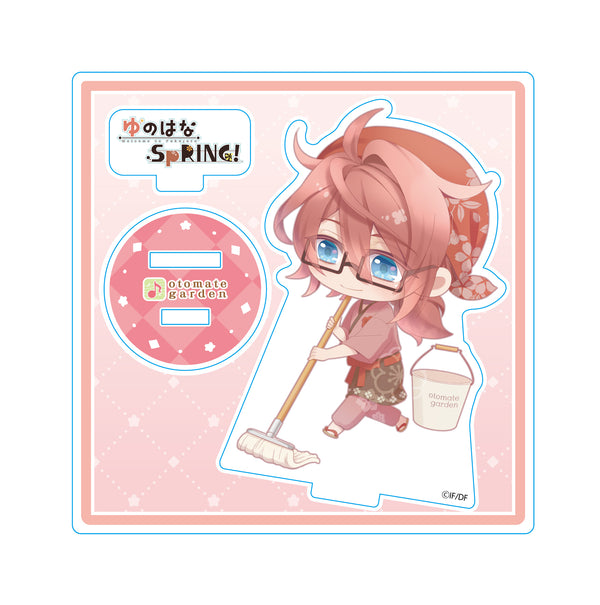 (Goods - Stand Pop) Otomate Garden Chibi Character Acrylic Stand _2019_143 Yunohana Spring! Katsuragi Naomasa Animate International