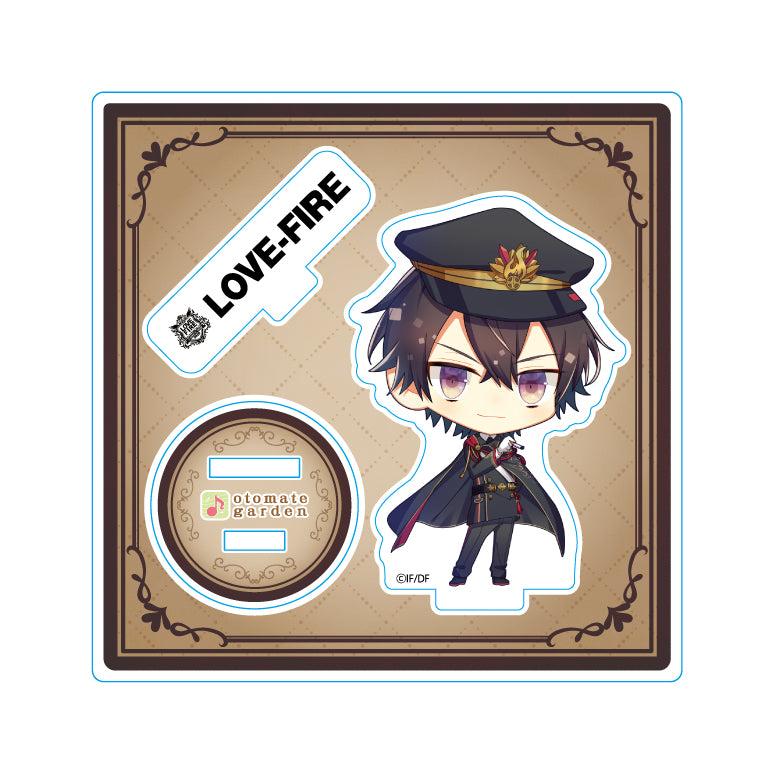 (Goods - Acrylic Stand) Otomate Garden Chibi Character Acrylic Stand - LOVE FIRE!! from OTOMATE TRIBE Aiji Yanagi (Collar x Malice) Animate International