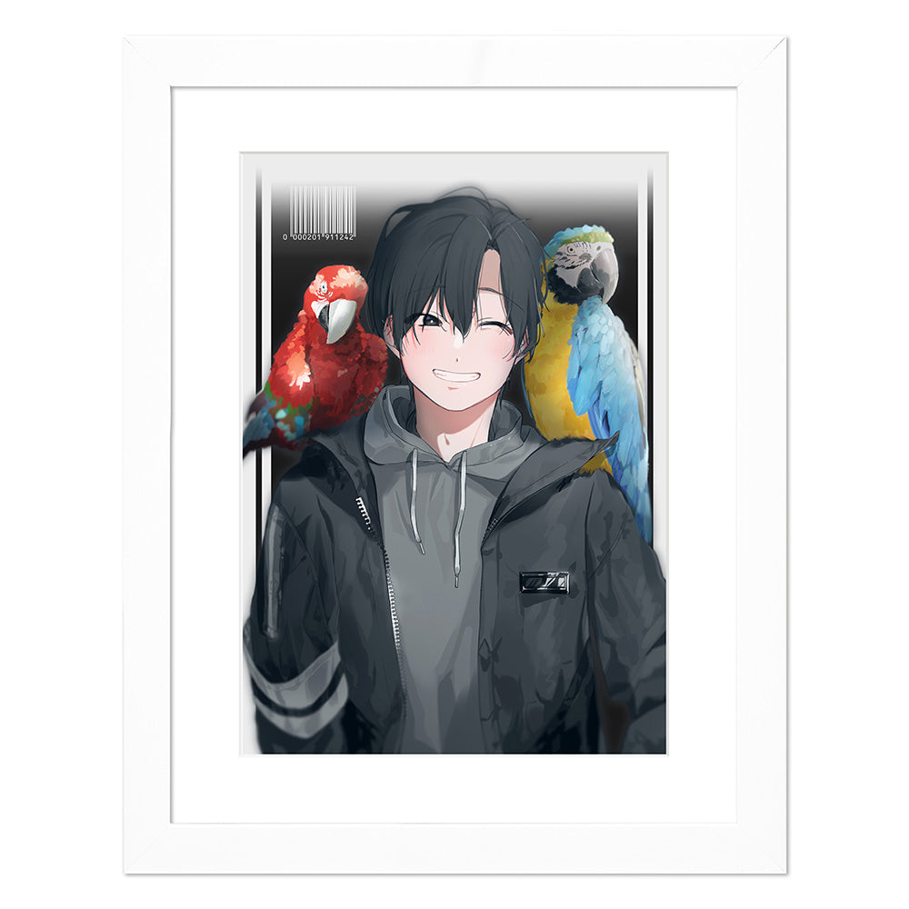 (Goods - High Resolution Print) Boys Gallery Kanta Chara-fine Parrot A4 Size (Signed by the Artist) Animate International