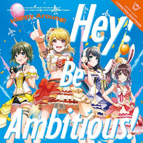 (Character Song) D4DJ Happy Around! Hey! Be Ambitious! [w/ Blu-ray, Production Run Limited Edition] Animate International