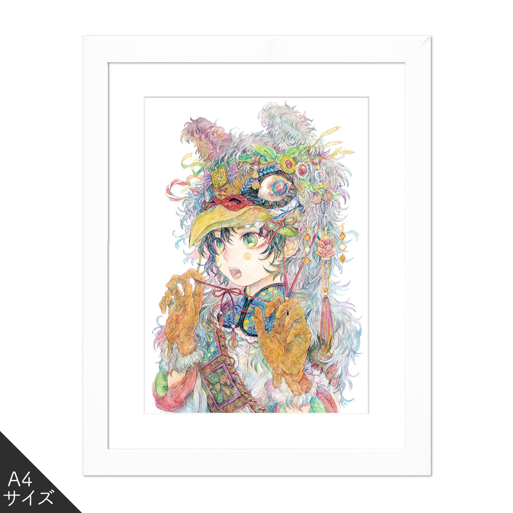 (Goods - High Resolution Print) Boys Gallery Runta Chara-fine Chokenzoku no Yosoi A4 Size (Signed by the Artist) Animate International